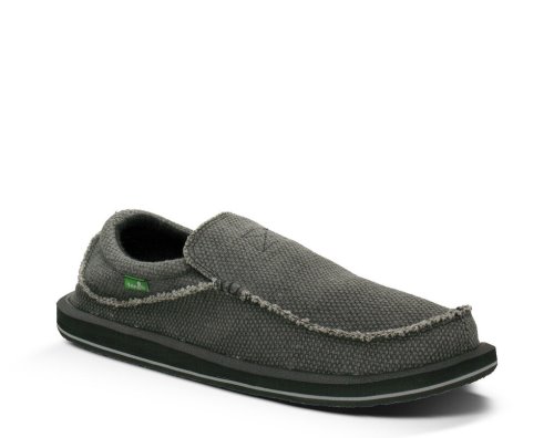 Sanuk Mens Chiba Black Shoes | MNWYIP572